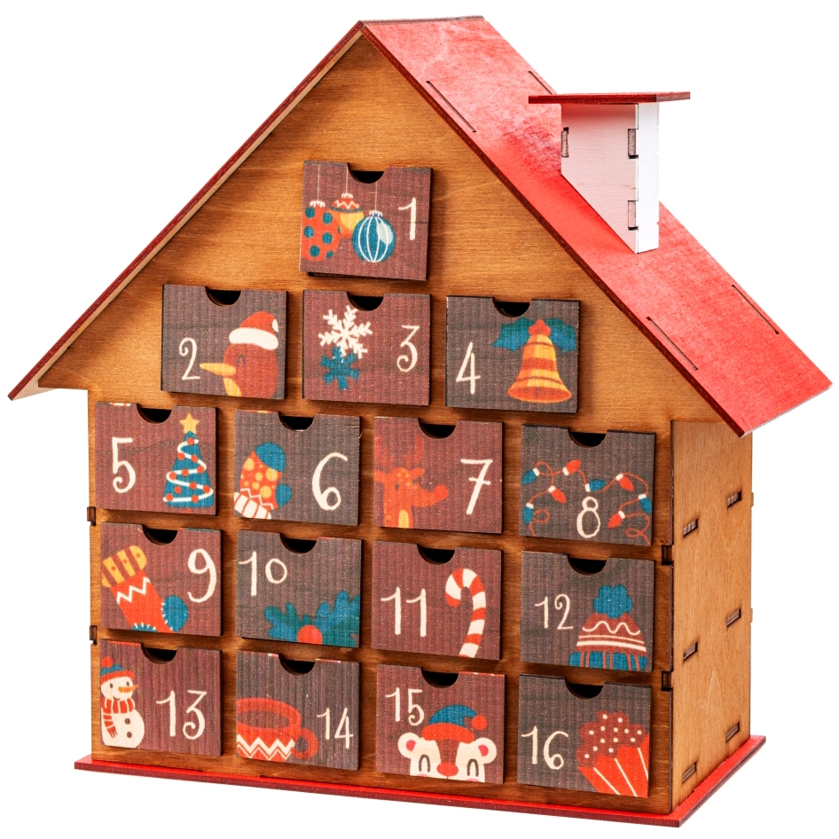 массивные деревянные адвент-календари