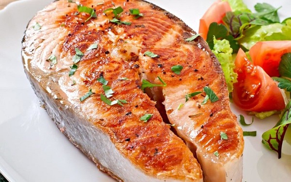 Стейк лосося в духовке: вкусная и полезная запеченная рыба на ужин - На  Кухне