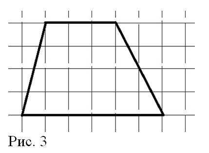 Площадь трапеции рисунок