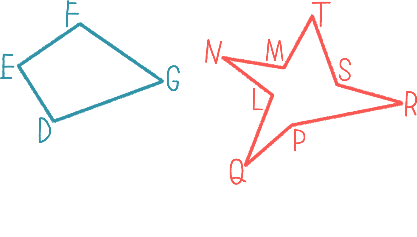 Замкнутая ломаная картинка